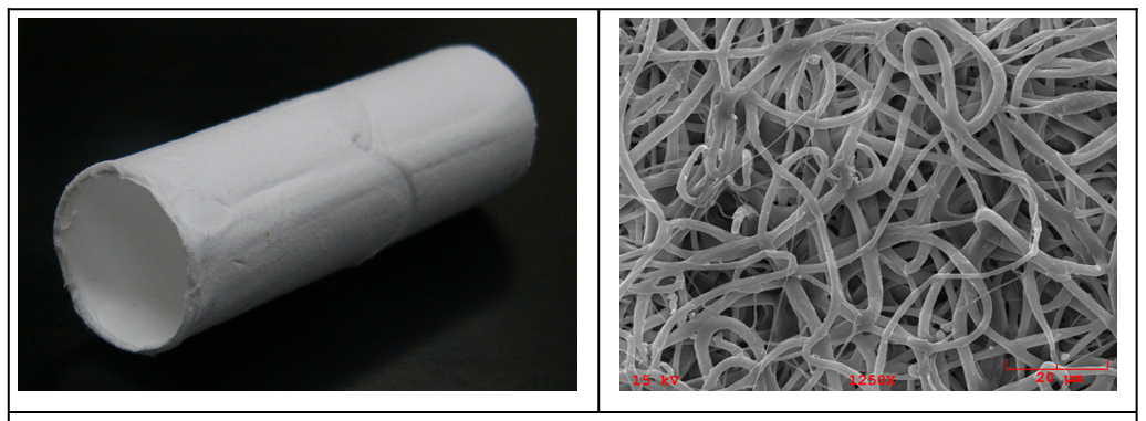 Electrospun blood vessel